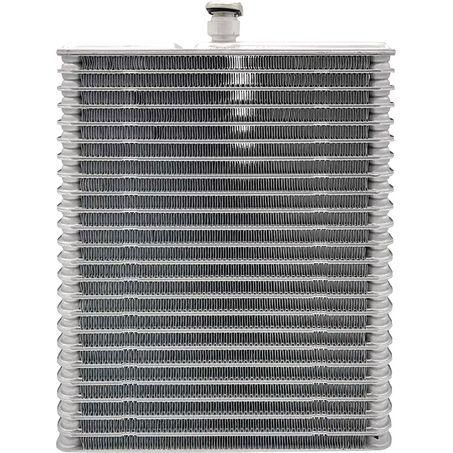 OEX Evaporator Core Plate and Fin Inlet Fitting Pad Outlet Fitting Pad