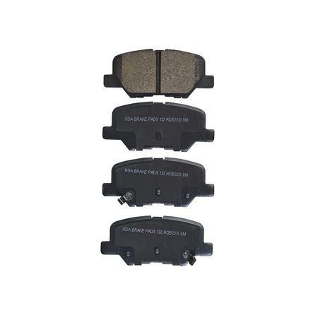 RDA GP MAX LOW METALLIC BRAKE PAD SET MAZDA MITSUBISHI PEUGEOT RDB2231