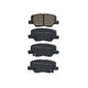 RDA GP MAX LOW METALLIC BRAKE PAD SET MAZDA MITSUBISHI PEUGEOT RDB2231