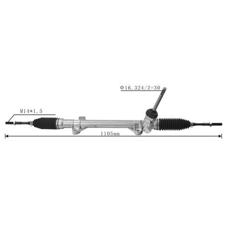SAS AUTO PARTS STEERING R  P ASSY XTRAIL T32 SR1003