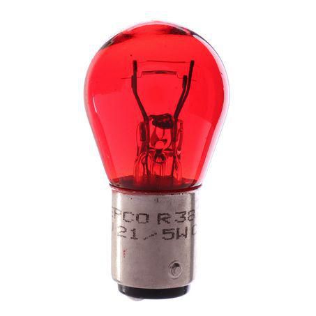 Repco P21/5W Bayonet Red Off-set pins Globe 12V 21/5W BAY15d R387LL