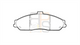 PROSELECT FRONT DISC BRAKE PADS - HOLDEN HSV CERAMIC PBR CALIPER 96-05