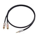 Male 2Ã—RCA to 3.5mm TRS Cable â€“ 50cm | Connect DJ Decks to SKAA Akiko