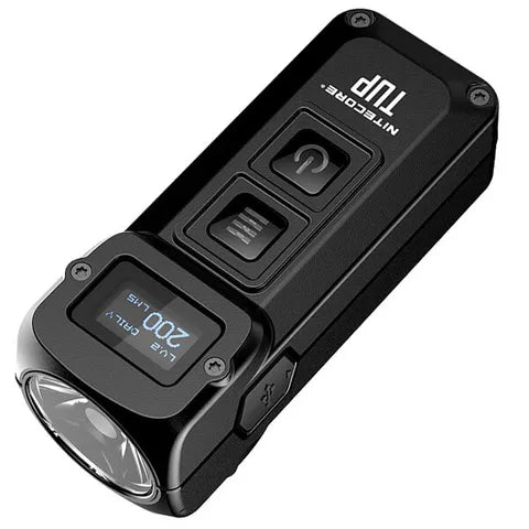 NITECORE Rechargeable Keyring Light â€“ Compact Black LED Keychain Torch