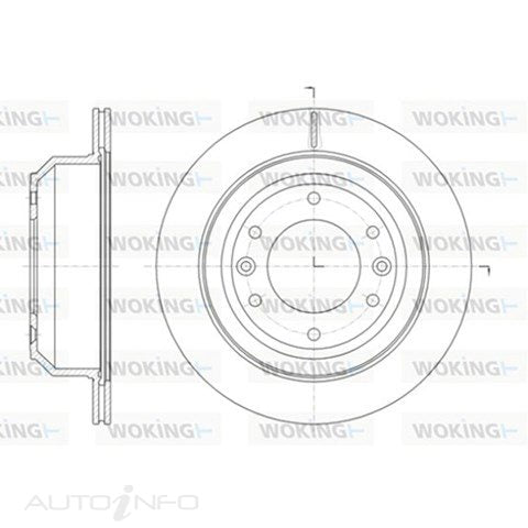 BRAKE DISC REAR HYUNDAI/KIA 324mm EACH