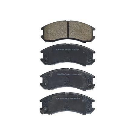 RDA GP MAX LOW METALLIC BRAKE PAD SET FORD TELSTAR MAZDA RDB1114