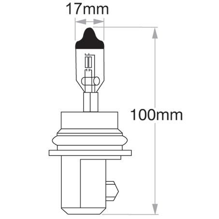 Narva HB5 Px29T Globe 12V 65/55W 48007
