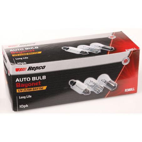 Repco P21/5W Bayonet Off-set pins Globe 12V 21/5W BAY15d R380LL
