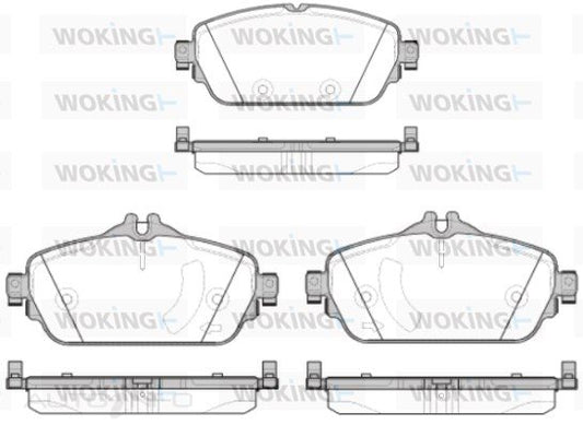 WOKING DISC PAD FRONT MERCEDES C & E CLASS - P14923.08