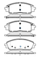 RDA Phantom Ceramic Brake Pad Set RDC2497