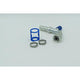 Burgaflex Steel Fitting # 10 FOR - Reduced Burgaclip Step Up #12 90° With R134a Port SCX1327-3