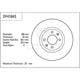 TRW Disc Brake Rotor 266mm x 20 Min