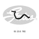 Gates Moulded Heater Hose 02-0527