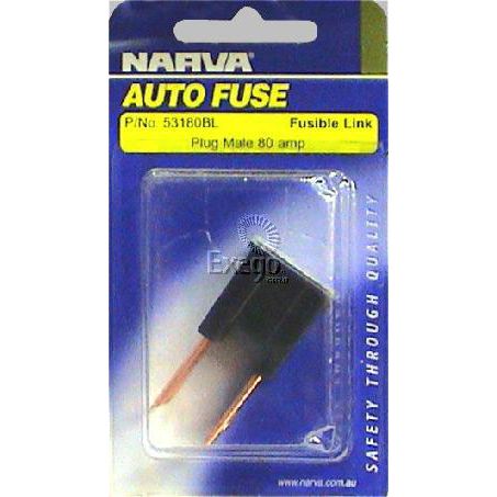 Narva Fusible Link Male 80A Black 1 Pce