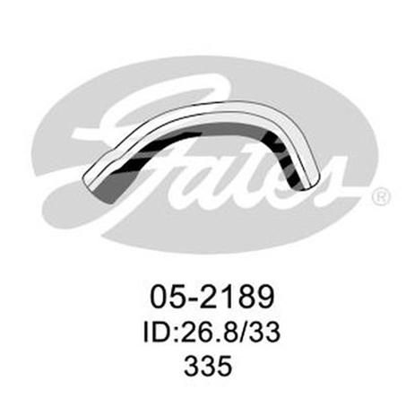 Gates Radiator Hose Upper 05-2189