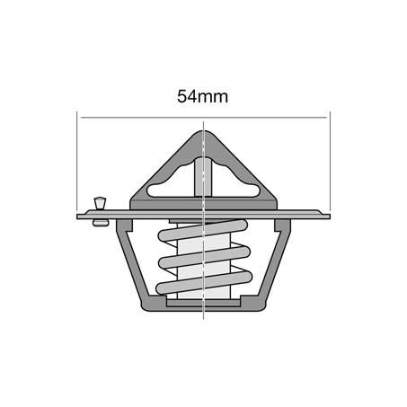 Tridon Thermostat 54mm - 91 Degrees C TT1-195