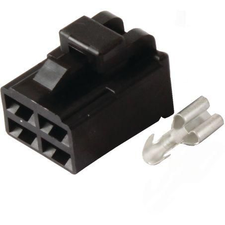 OEX Q.C Plug Black 4 Pole 10 Pce
