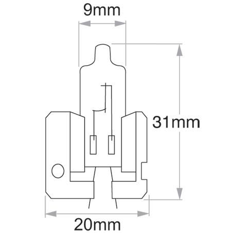 Hella H2 X511 Globe 24V 100W CD24100