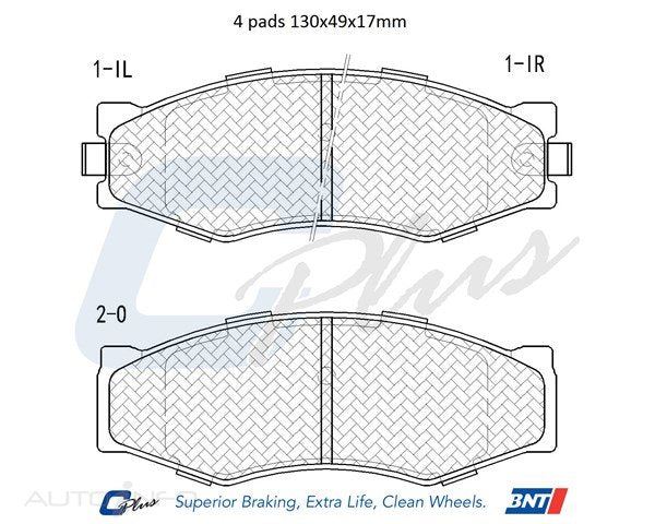 D/PAD CPLUS FR NIS MAX SKY 85 91 - DB382CP