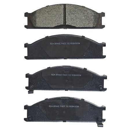 RDA GP MAX LOW METALLIC BRAKE PAD SET ISUZU NISSAN SUBARU RDB438