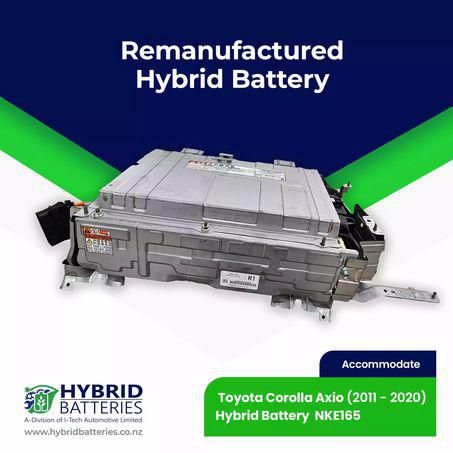 HYBRID BATTERIES NZ Corolla Axio (NKE165) Hybrid High Voltage Traction Battery - 12M Warranty - Remanufactured NKE165/12/RMF