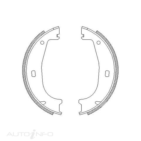 BRAKE SHOES R H/B BMW SER 34 Z406.00