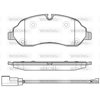 WOKING BRAKE PADS FRONT FORD TRANSIT - P17023.02