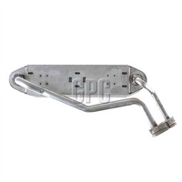 OEX Evaporator Core Plate and Fin Inlet Fitting Pad Outlet Fitting Pad