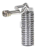 OEX Evaporator Core Plate and Fin Inlet Fitting Pad Outlet Fitting Pad