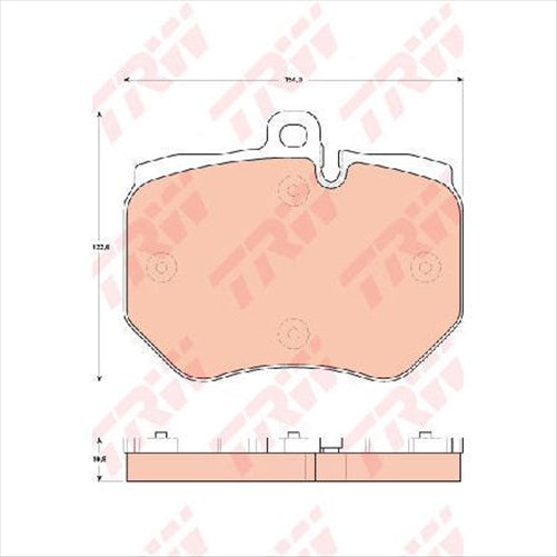 TRW Brake Pad Set