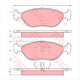 TRW Brake Pad Set