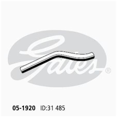 Gates Radiator Hose Upper 05-1920
