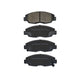 RDA GP MAX LOW METALLIC BRAKE PAD SET HONDA ACCORD CIVIC CR-V RDB1391