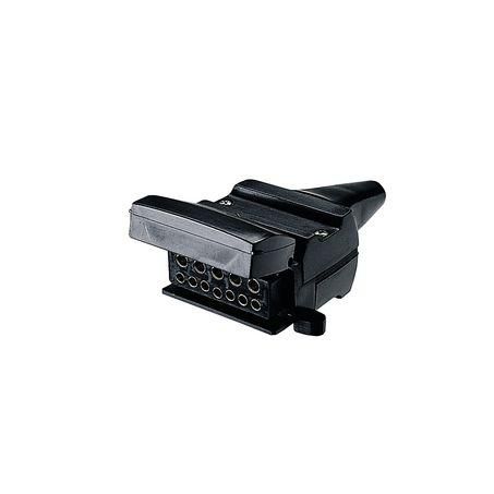 Narva Trailer Socket 12 Pin Flat, Plastic