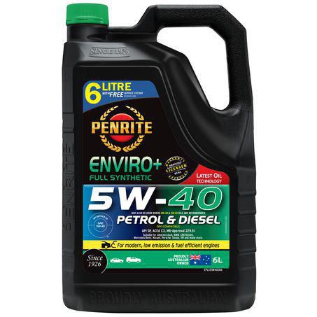 Penrite Enviro+ 5W-40 Engine Oil 6L