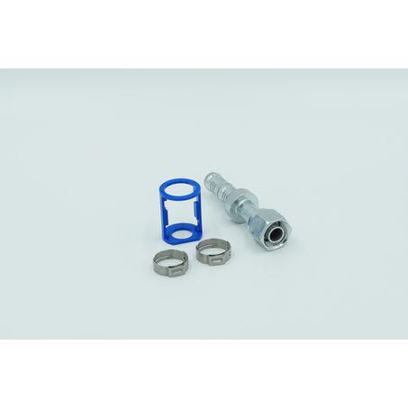 Burgaflex Steel Fitting # 8 FOR - Reduced Burgaclip Step Up #10 Straight SCX1306