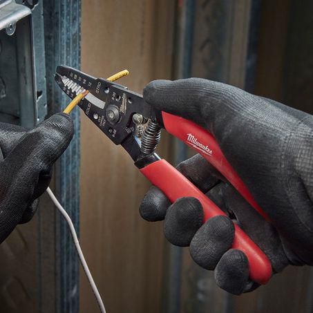 Milwaukee Wire Stripper/Cutting Pliers For Solid & Stranded Wire 48226109