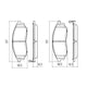 RDA PHANTOM CERAMIC BRAKE PAD SET NISSAN RENAULT RDC2062