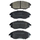 RDA GP MAX LOW METALLIC BRAKE PAD SET DAEWOO LEGANZA HOLDEN EPICA RDB1688
