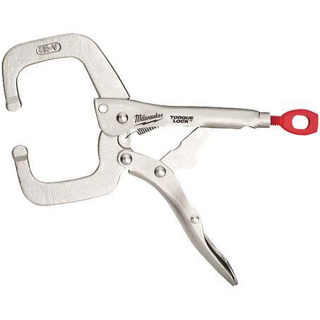 Milwaukee 152mm (6In) TORQUE LOCK Locking Pliers C-Clamp Regular Jaws 48223532