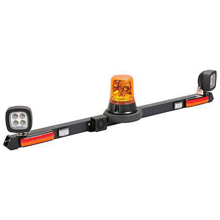 Narva Mine Bar Amber Halogen Beacon LED Worklamp STIR 1.2m 85072