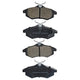 RDA BRAKES RDA GP Max General Purpose Low Metallic Brake Pad Set RDB2108