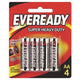 Eveready AA Battery Super Heavy Duty 4 Pk E301344000