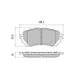 RDA BRAKES RDA Phantom Ceramic Brake Pad Set RDC2230