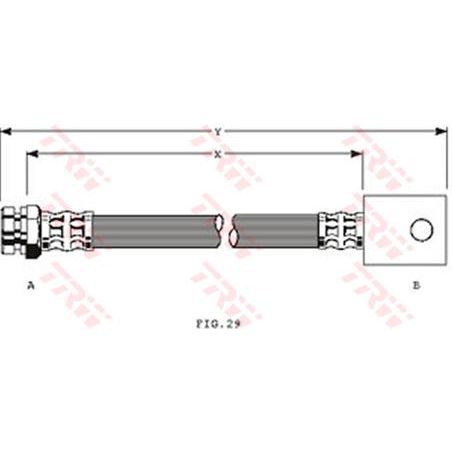 TRW Brake Hose Rear