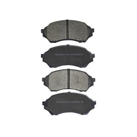 RDA GP MAX LOW METALLIC BRAKE PAD SET FORD MAZDA RDB1358