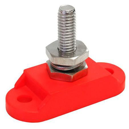BEP MARINE BEP Insulated Stud Single 6mm Red Base IS-6MM-1R