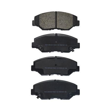 RDA GP MAX LOW METALLIC BRAKE PAD SET HONDA RDB1481