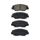 RDA GP MAX LOW METALLIC BRAKE PAD SET HONDA RDB1481