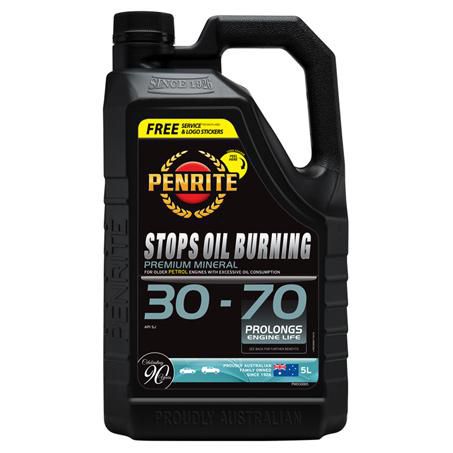 Penrite Stops Oil Burning 30-70 Engine Oil 5L